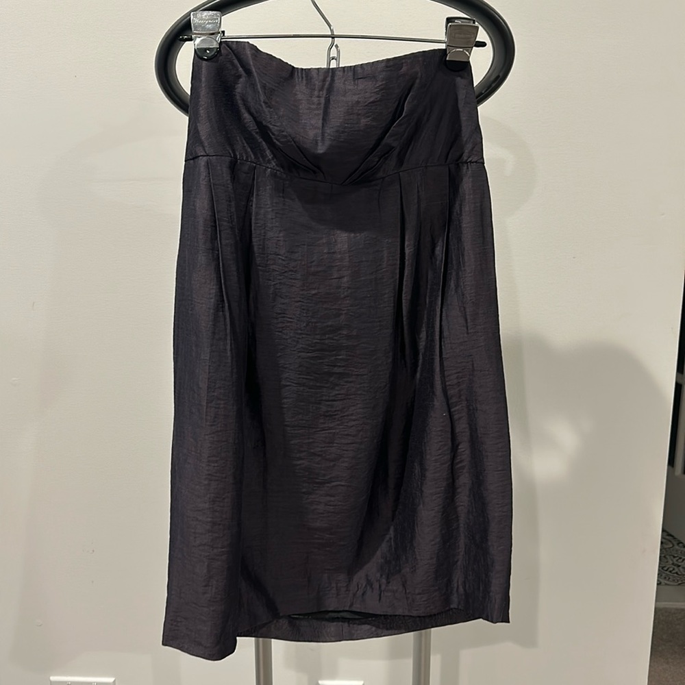 Seduce strapless Mini linen dress